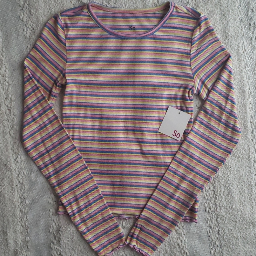 NWT Long Sleeve Crop